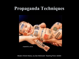 9:2 Propaganda Techniques