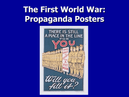 WWI Propaganda  - SocialStudies.Koumpan