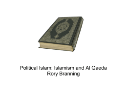 Political Islam: Islamism and Al Quaeda