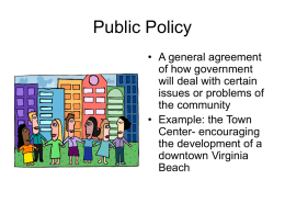 Public Policy - PAMS-Hart