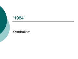 Symbolism in 1984