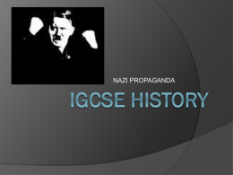 IGCSE HISTORY - Wikispaces