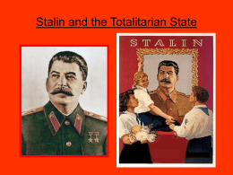 Stalin and the Totalitarian State