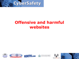 Offensive and harmful material File