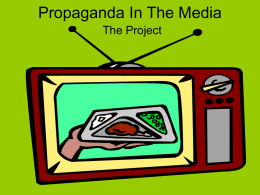 Propaganda In The Media