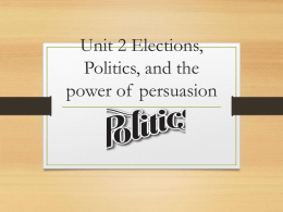 Unit 2 political parties
