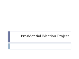 Presidential Election Project