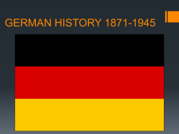 German History 1871-1933