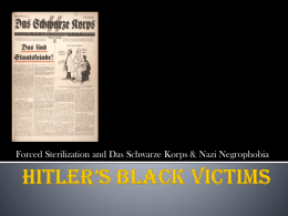 Hitler`s Black Victims