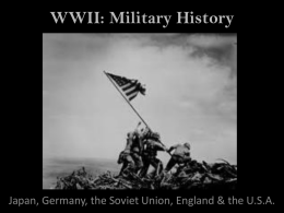 WWII Military Historyx