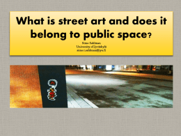 Street Art Presentation