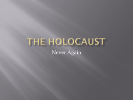 The Holocaust - WordPress.com