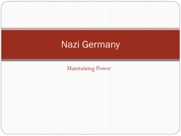 Nazi Germany - Mr. BH Gard