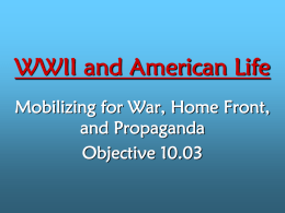 10.03—WWII and American Life
