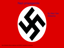 Nazi propaganda Alex Van Abbema