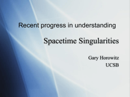 Singularities in String Theory