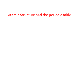 Fine structure and relativistic effects