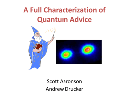 The Power of Quantum Advice