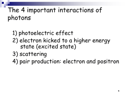 Physics 124 : Particles and Waves