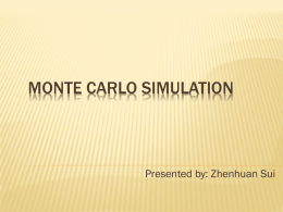 Monte Carlo Simulation - Washington University in St. Louis