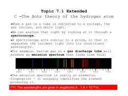 Topic 7_1_Ext C__The Bohr theory of the hydrogen atom