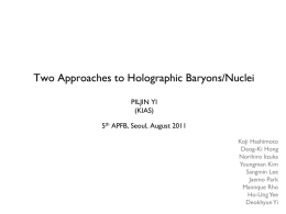 Two Approaches to Holographic Nuclei