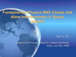 Fundamental Physics With Clocks and Atom Interferometry in Space