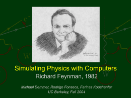 feynman-novideos - Electrical Engineering & Computer Sciences