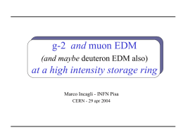 g-2 , muon edm and deuteron edm at a high intensity storage ring