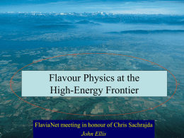 ppt - Southampton High Energy Physics