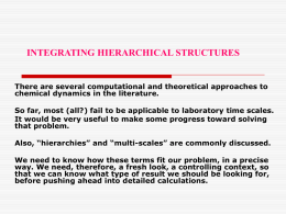 Heuristics - Integrating Hierarchical Structures
