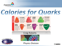 Calories for Quarks: The Origin of Mass - Dyson
