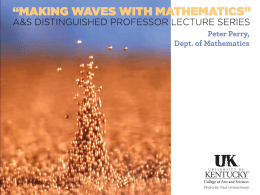 The FPTU Model and Solitary Waves - Mathematics
