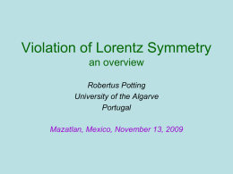 Lorentz violating field theories and nonperturbative physics