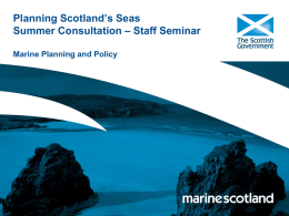 Marine Consultation - MS Staff Seminar