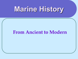 Marine History - Kellam High School Oceanography Main Menu
