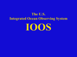 The US Integrated Ocean Observing System