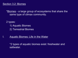 Biomes - peartreabio