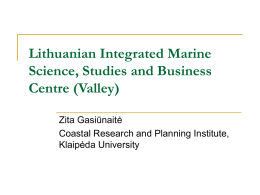 Lithuanian Integrated Marine Science, Studies and Business Centre