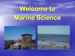First Lecture PPT - Ms. Brown`s Biology & Marine Science