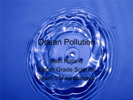 Ocean Pollution - Catawba County Schools