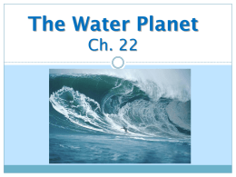 Ch. 22 The Water Planet