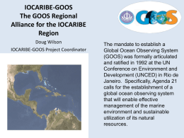 GOOS Regional Alliance for the IOCARIBE Region.++res