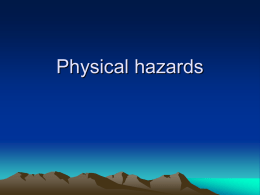 physical health hazards(1)