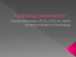 L5. Audiology presentation to studentsx2016-12