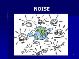 NOISE and YOUR JOB