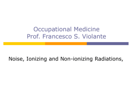 Medicina del Lavoro Prof. Francesco S. Violante
