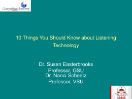 10 Myths and Misconceptions Regarding Deafness