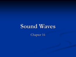 Sound Wave Sound Waves