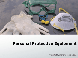PPE Presentation - Landry Harris & Co.